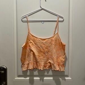 American Eagle tie dye crop top sz XL